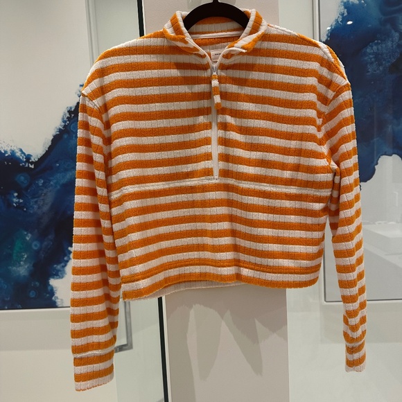 Sincerely Jules for Bandier Holly Half Zip Sweatshirt - Picture 5 of 5